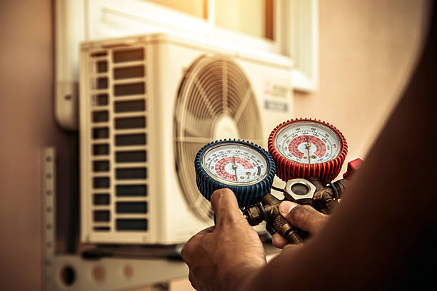 Professional Hvac Installation technician working in Hobart, OK